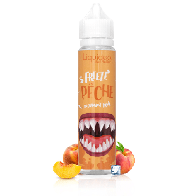 E-liquide Freeze Pêche 50ml - Liquideo - BYCLOPE