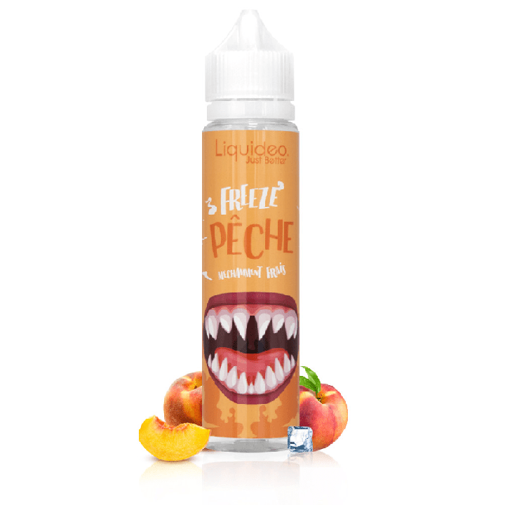 E-liquide Freeze Pêche 50ml - Liquideo - BYCLOPE