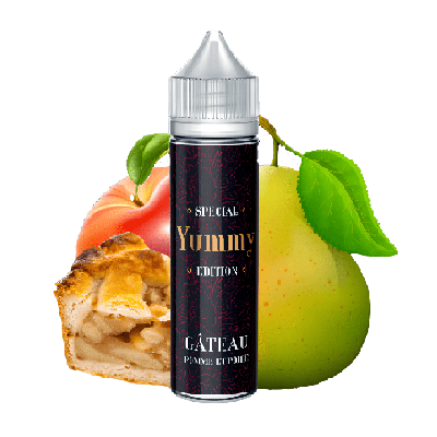 E - liquide Gâteau Pomme et Poire 50ml - Yummy - BYCLOPE