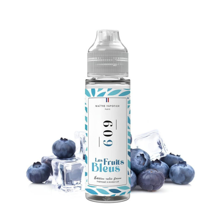 N°609 LES FRUITS BLEUS 0MG 50ML - MAÎTRE VAPOTIER - BYCLOPE