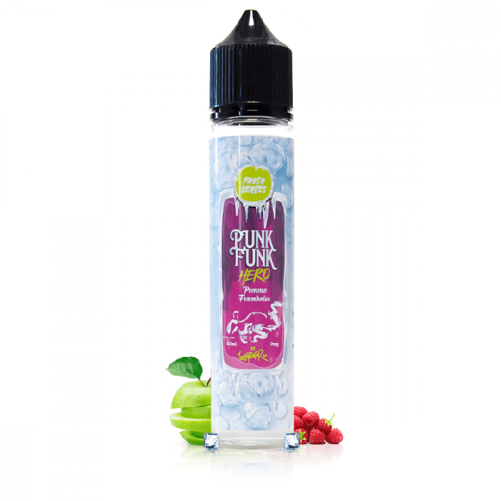 E-liquide Pomme Framboise Frais 50ml - Punk Funk Hero - BYCLOPE