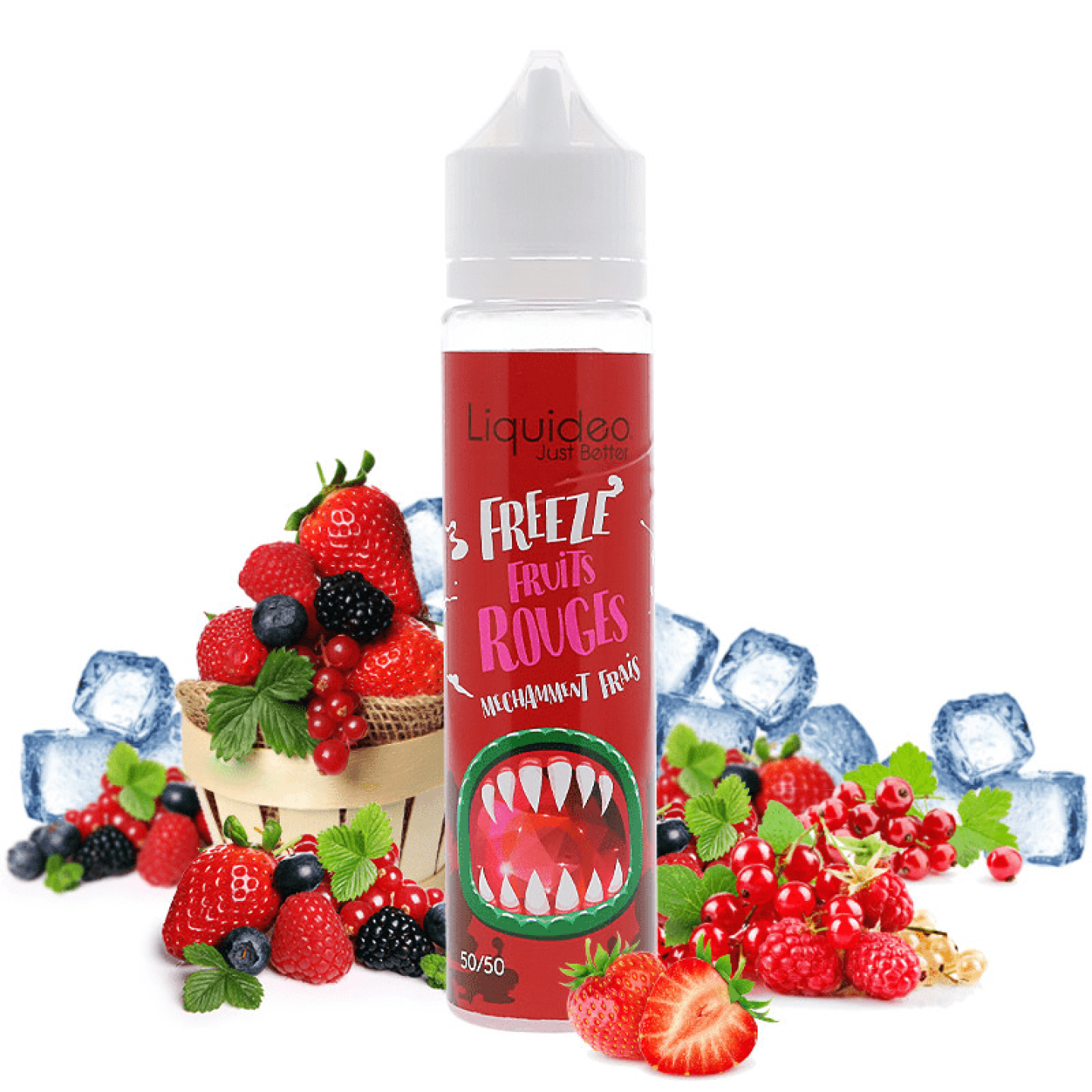Freeze Fruits Rouges 50ml Liquideo - e-liquide fruits rouges glacés - ByClope