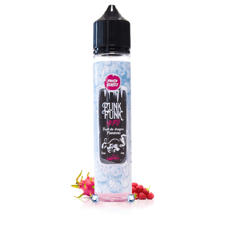 E-liquide Fruit du Dragon Framboise Frais 50ml - Punk Funk Hero - BYCLOPE