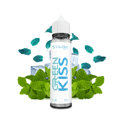 Green Kiss Evolution 50ml Liquideo - e-liquide menthe verte - ByClope