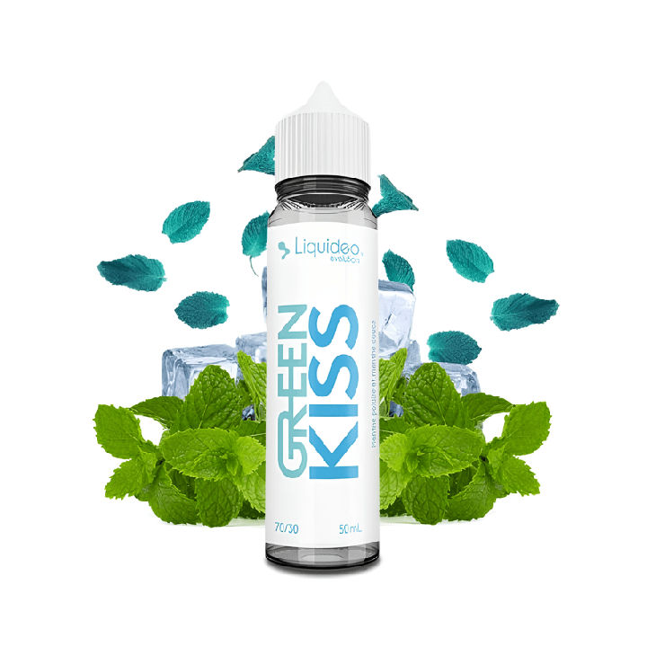 Green Kiss Evolution 50ml Liquideo - e-liquide menthe verte - ByClope