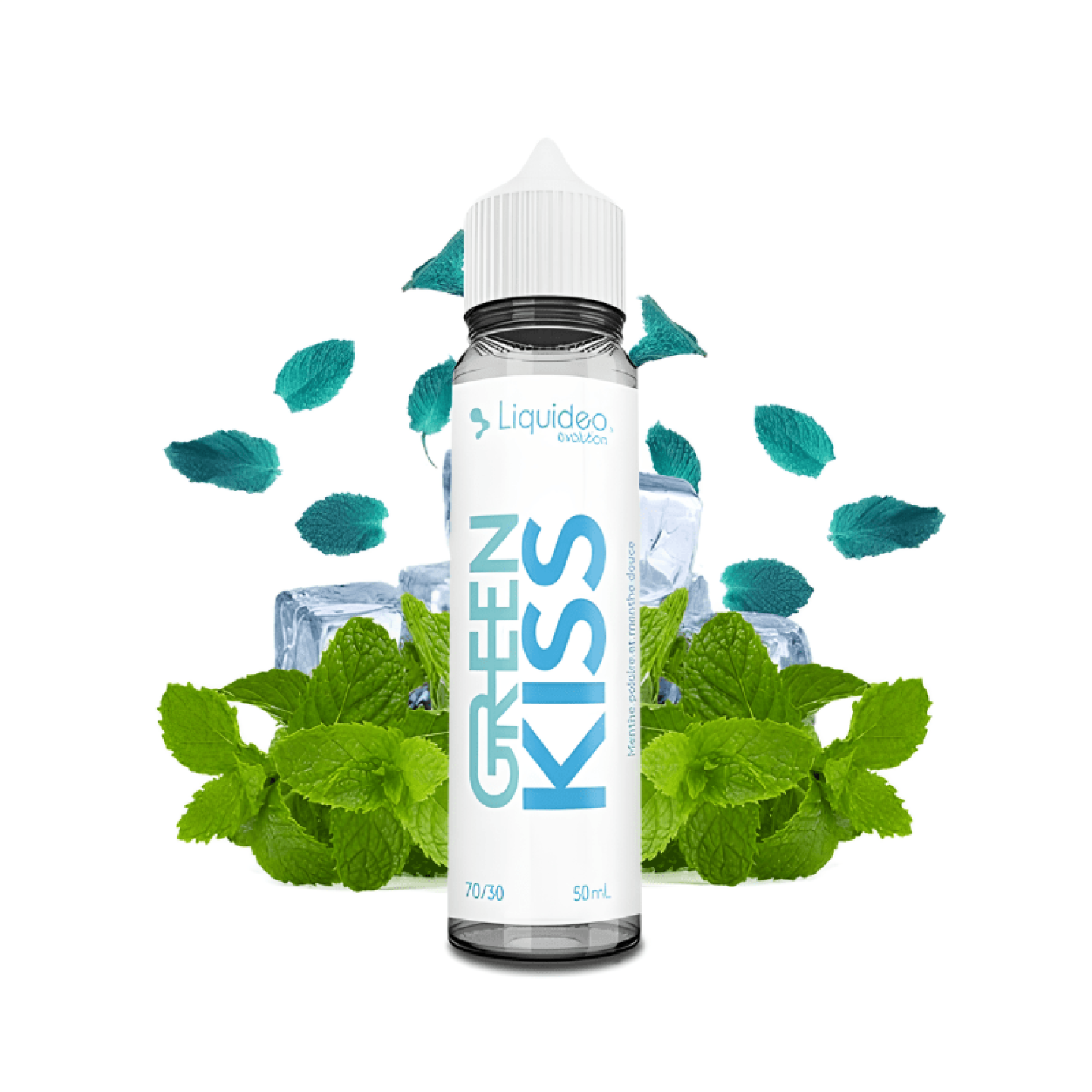Green Kiss Evolution 50ml Liquideo - e-liquide menthe verte - ByClope