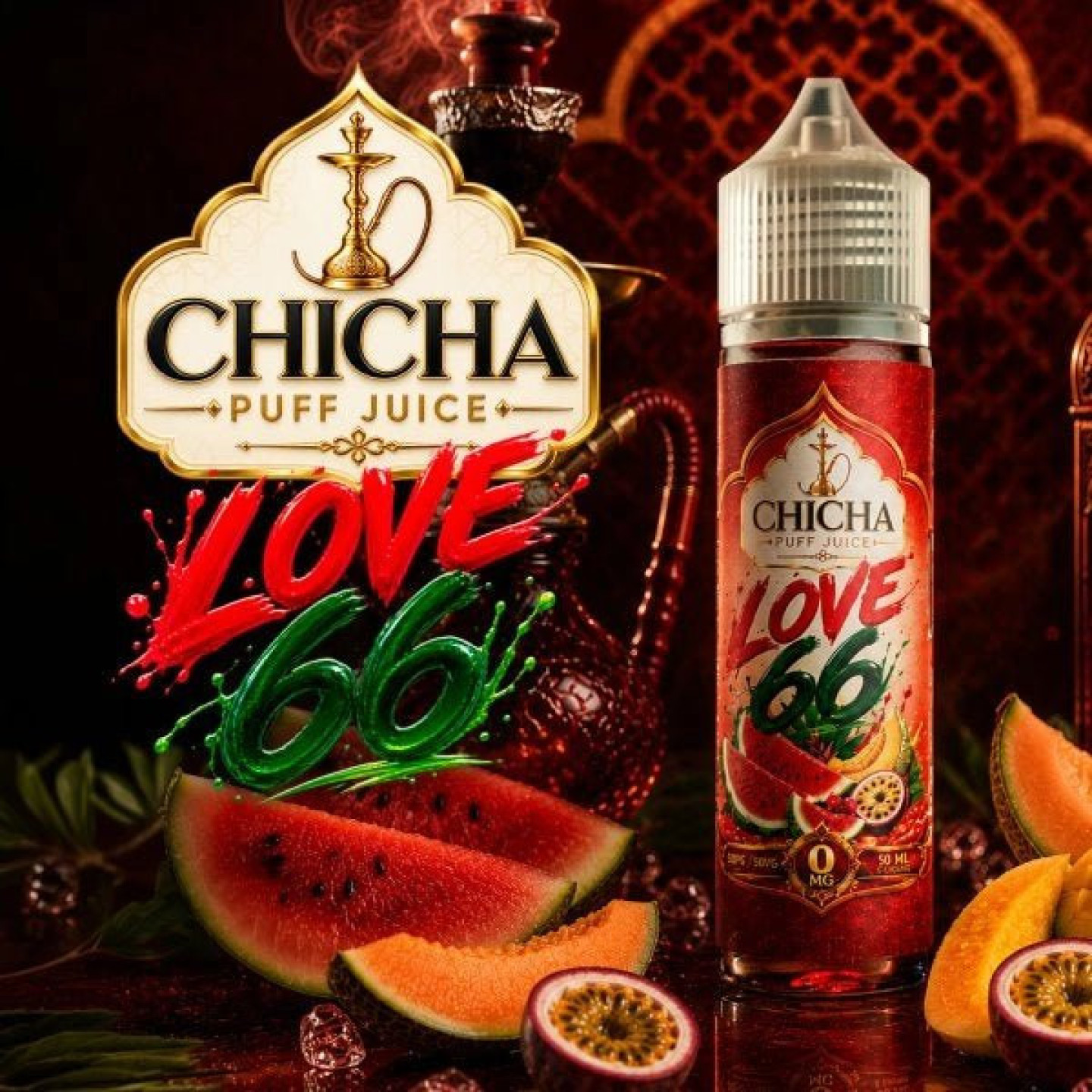 Love 66 50 ml – Chicha Puff Juice - BYCLOPE
