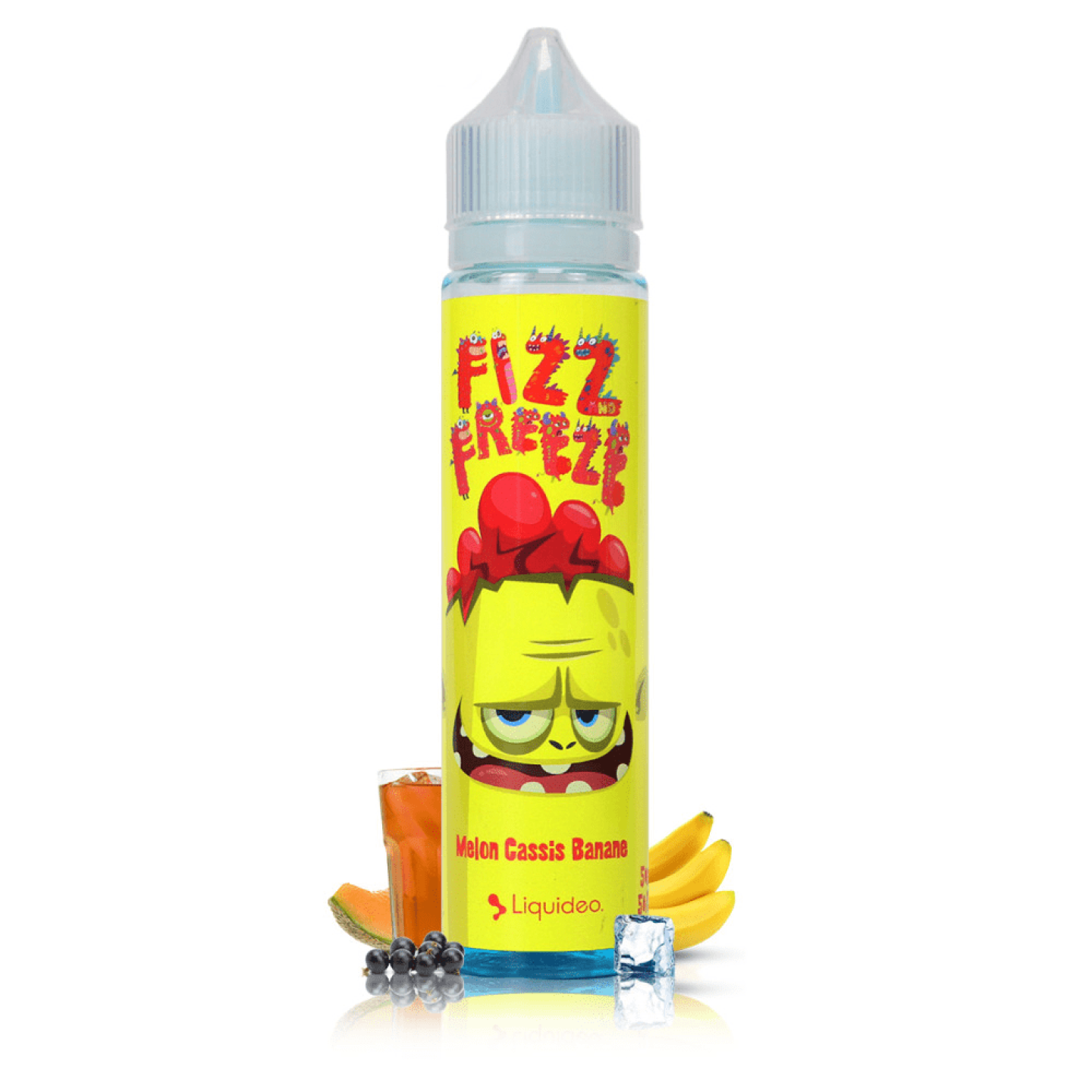 Melon Cassis Banane Fizz Freeze 50ml Liquideo - ByClope