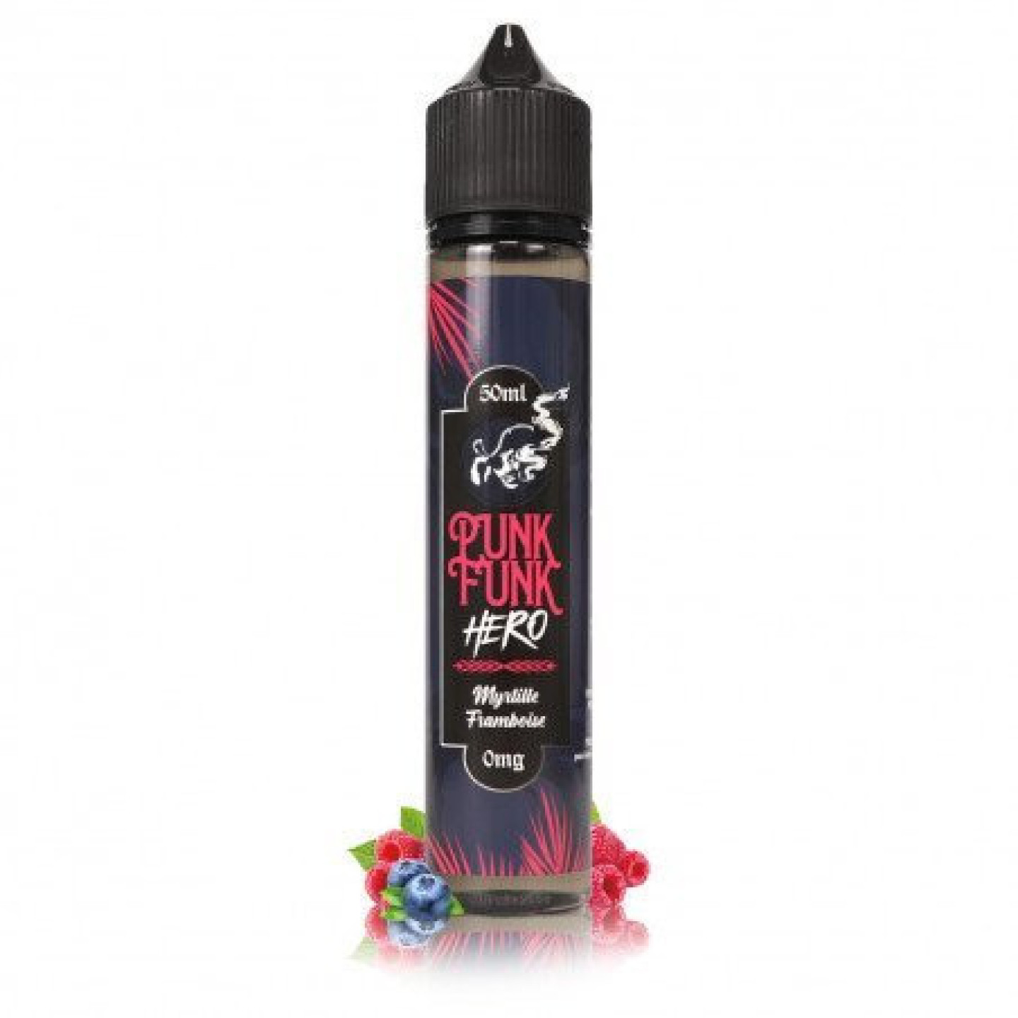 E-liquide Myrtille Framboise 50ml - Punk Funk Hero - BYCLOPE