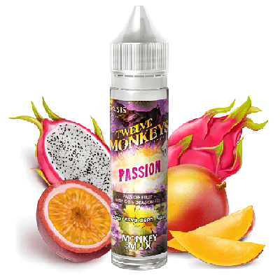E-Liquide Twelve Monkeys 50ml - Passion - BYCLOPE