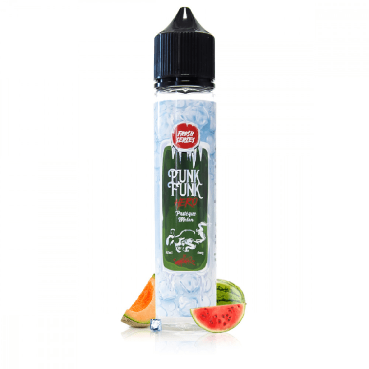 E-liquide Pastèque Melon Frais 50ml - Punk Funk Hero - BYCLOPE