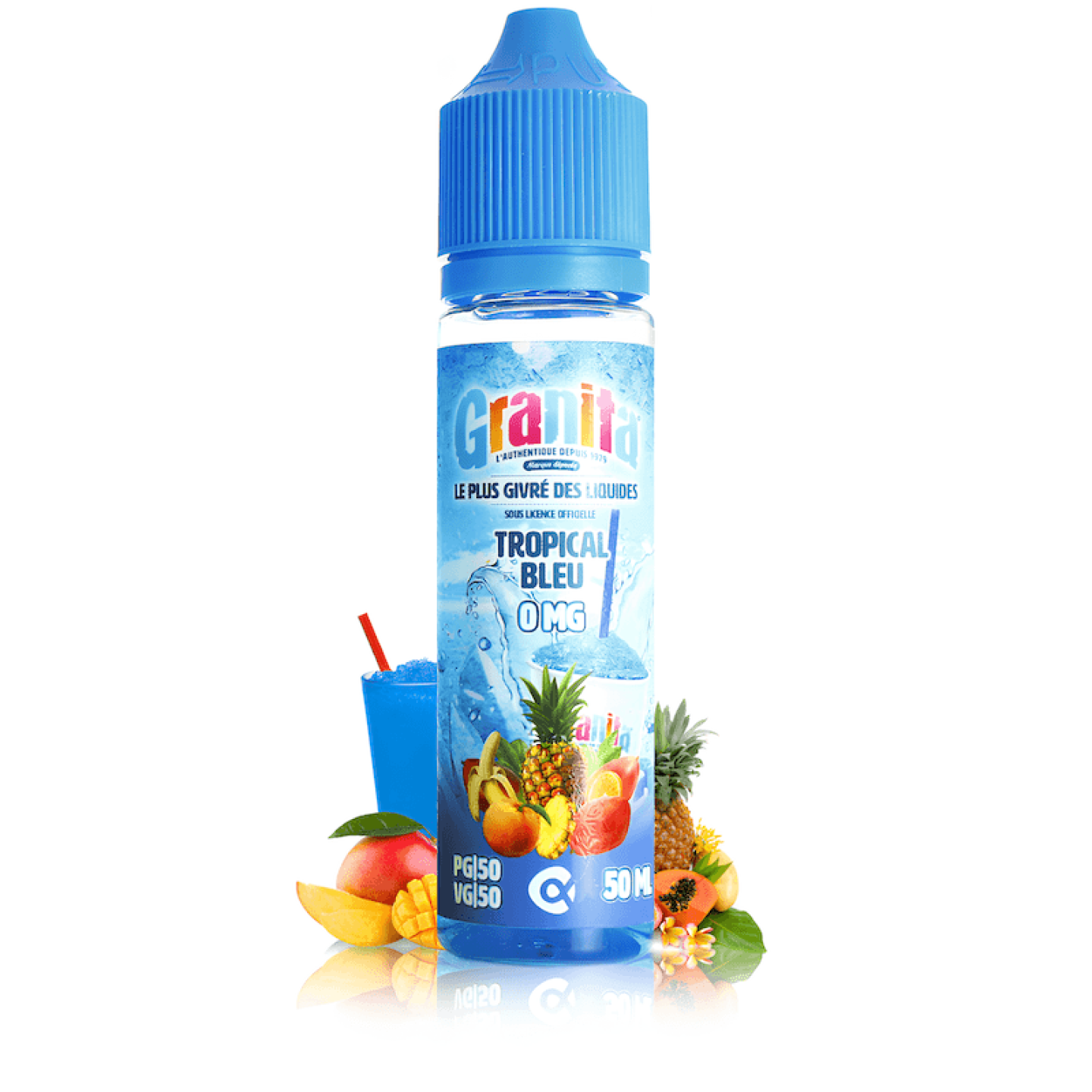 E- Liquide Tropical Bleu 50ml - Granita - BYCLOPE
