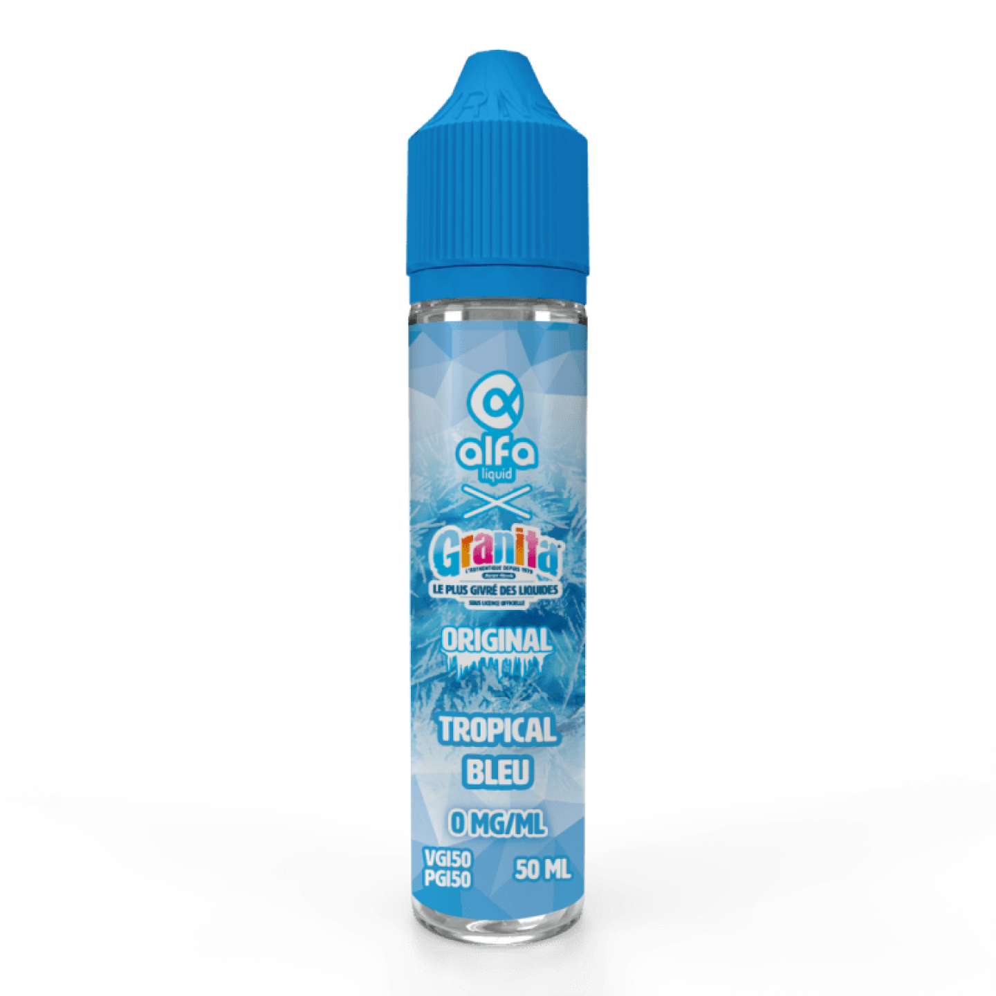 granita tropical bleu 0mg 50ml - BYCLOPE
