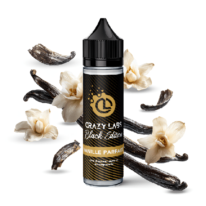 VANILLE PARFAITE - 75ML - CRAZY LABS BLACK EDITION - BYCLOPE