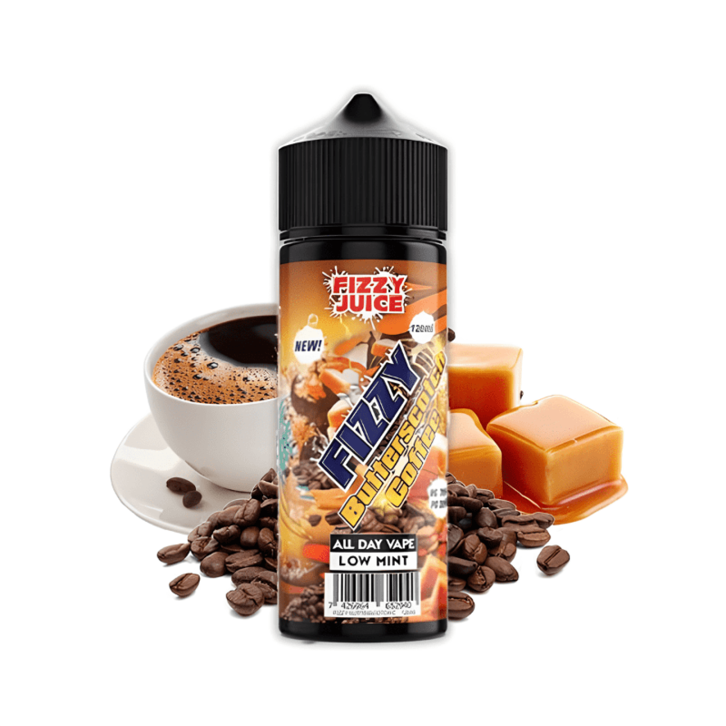 E-Liquide Butterscotch Coffee 100ml - Fizzy Juice - BYCLOPE