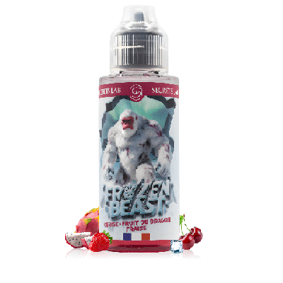 Cerise Fruit du Dragon Fraise 100ml Frozen Beast-secrets lab - BYCLOPE