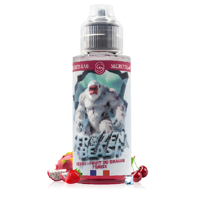 Cerise Fruit du Dragon Fraise 100ml Frozen Beast-secrets lab - BYCLOPE