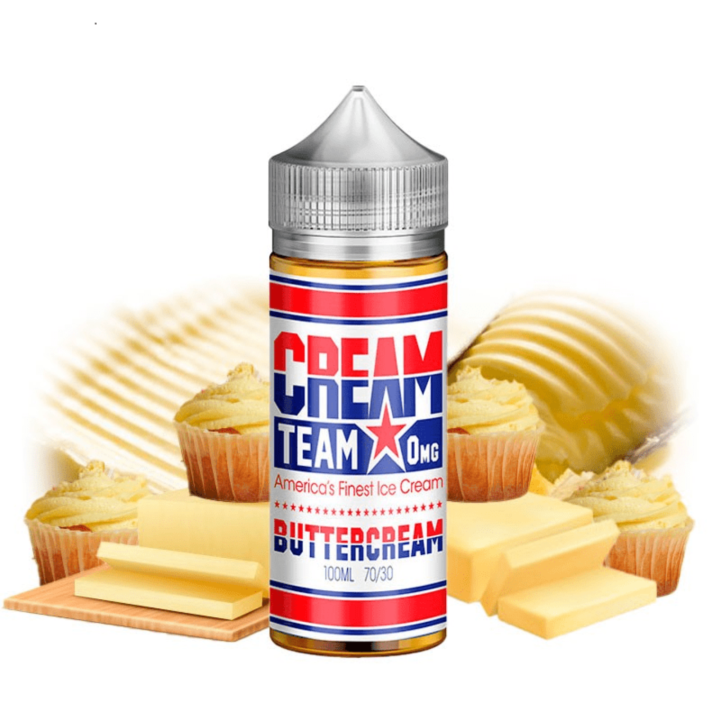 E-Liquide Butter Cream 100ml - Cream Team - BYCLOPE