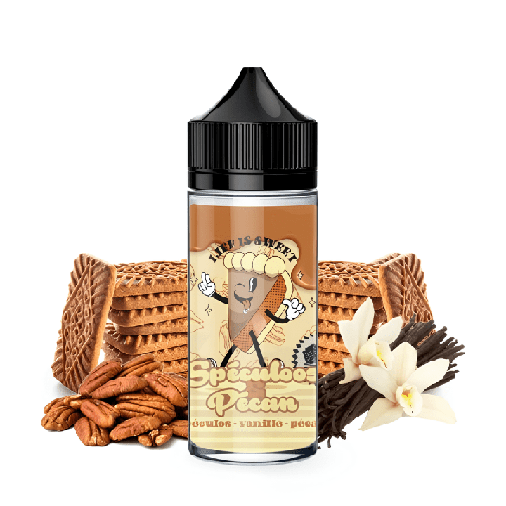 E - Liquide Spéculoos Pécan - 100ml - Life Is Sweet - BYCLOPE