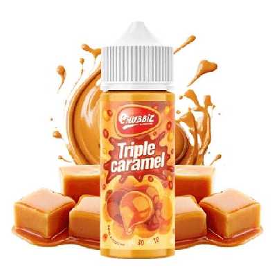E - Liquide Triple Caramel 100ml - Chubbiz Gourmand - BYCLOPE