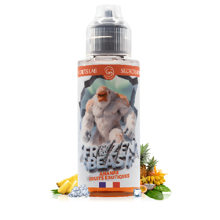 E-liquide Ananas Fruits Exotiques 100ml Frozen Beast - Secret's Lab - BYCLOPE