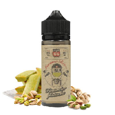 E-Liquide Financier Pistache Gamme Retro 100ml - Juice 66 - BYCLOPE