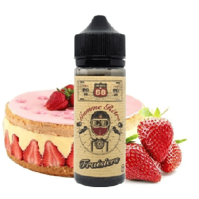 Fraisier Retro - Juice 66 - 100ml - BYCLOPE