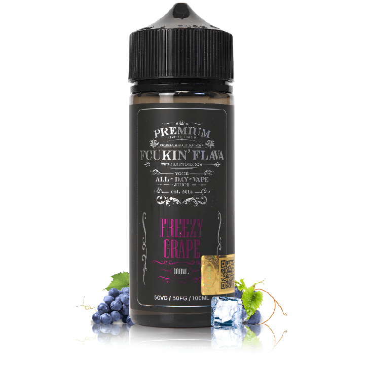 E-Liquide Fcukin' Flava 100ml - Freezy Grape - BYCLOPE