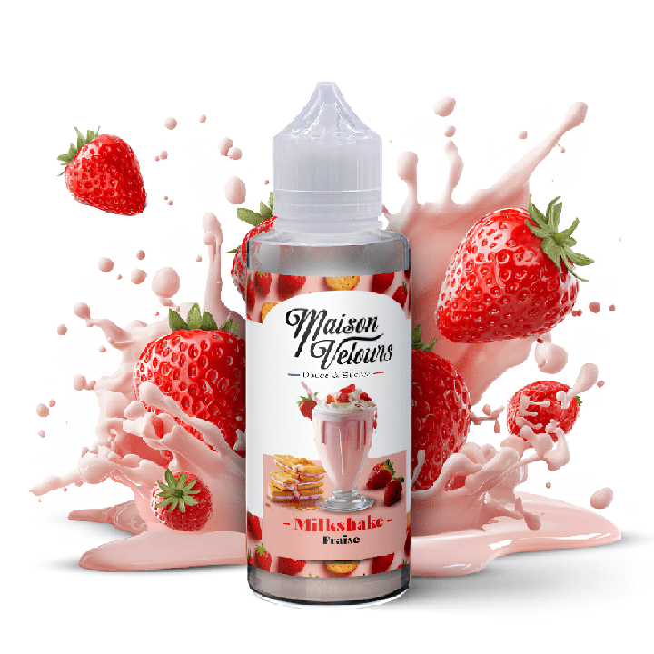 MILKSHAKE FRAISE - 140ML - MAISON VELOURS - BYCLOPE