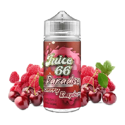 E - Liquide Paradise Cherry Raspberry 100ml - Juice 66 - BYCLOPE