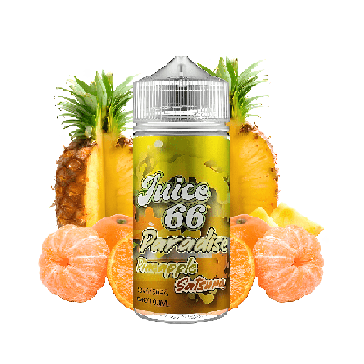 E - Liquide Paradise Pineapple Satsuma 100ml - Juice 66 - BYCLOPE