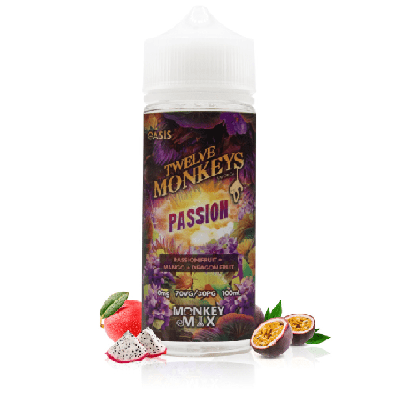 E-Liquide Passion 100ml - Twelve Monkeys - BYCLOPE