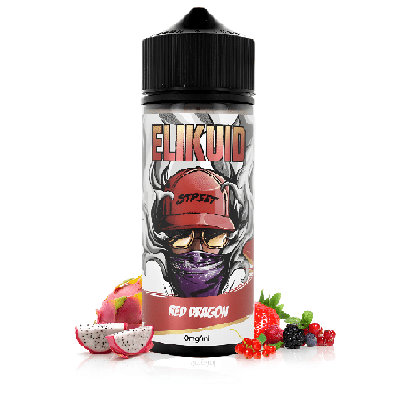 E - liquide Red Dragon 100ml - Elikuid - BYCLOPE