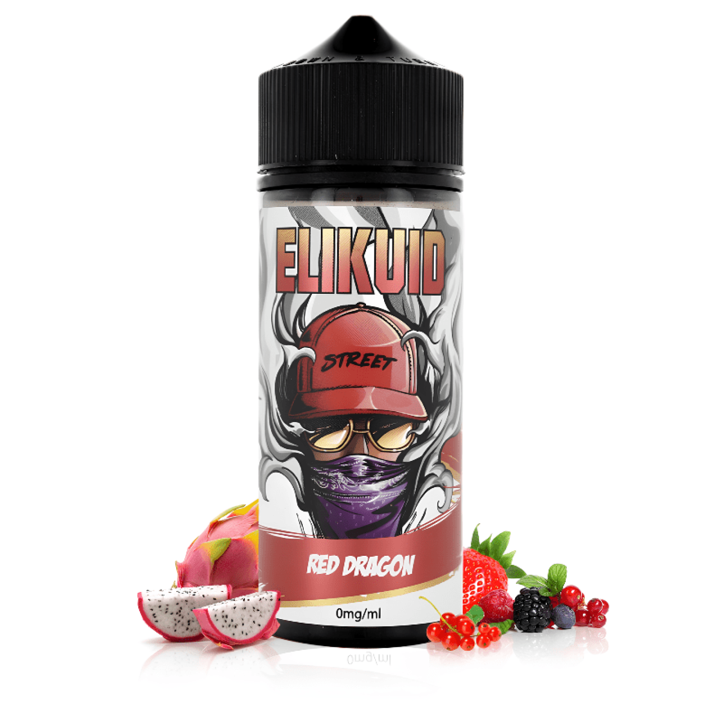 E - liquide Red Dragon 100ml - Elikuid - BYCLOPE