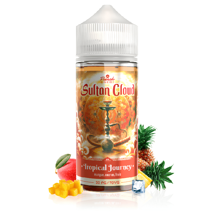 E - Liquide Tropical Journey 100ml - Sultan Cloud - BYCLOPE