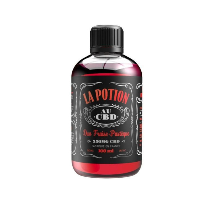 La Potion - CBD - Duo Fraise Pastèque - 100ml - BYCLOPE