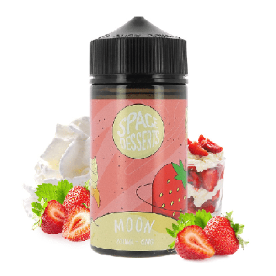 E-Liquide Fraise Chantilly 200ml - Space Desserts - BYCLOPE