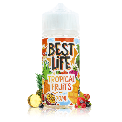 E - Liquide Tropical Fruits - Best Life - 70ml - BYCLOPE
