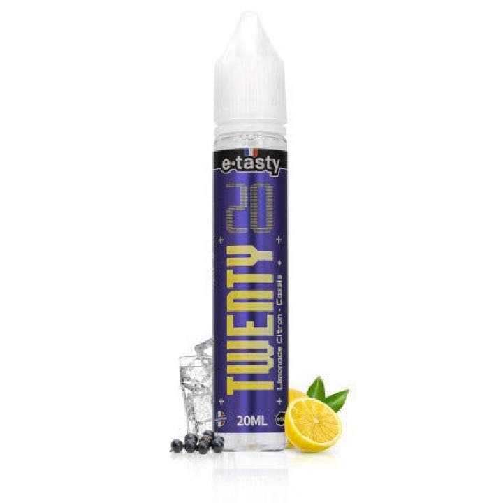 E-liquide Limonade Citron Cassis 20ml Twenty - E.Tasty - BYCLOPE
