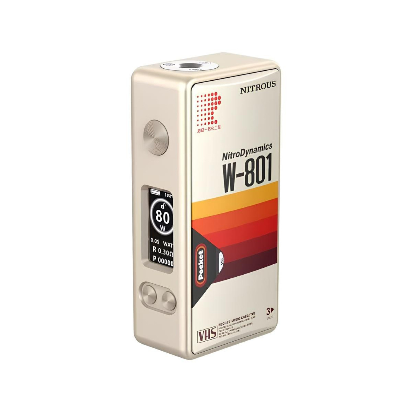 BOX NITROUS POCKET PEEK EDITION 80W 18650 - MECHVAPE X NITROUS - BYCLOPE