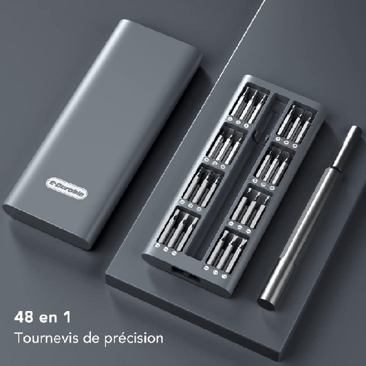 Tournevis de précision kit complet 51 en 1 - Kingsdun - BYCLOPE
