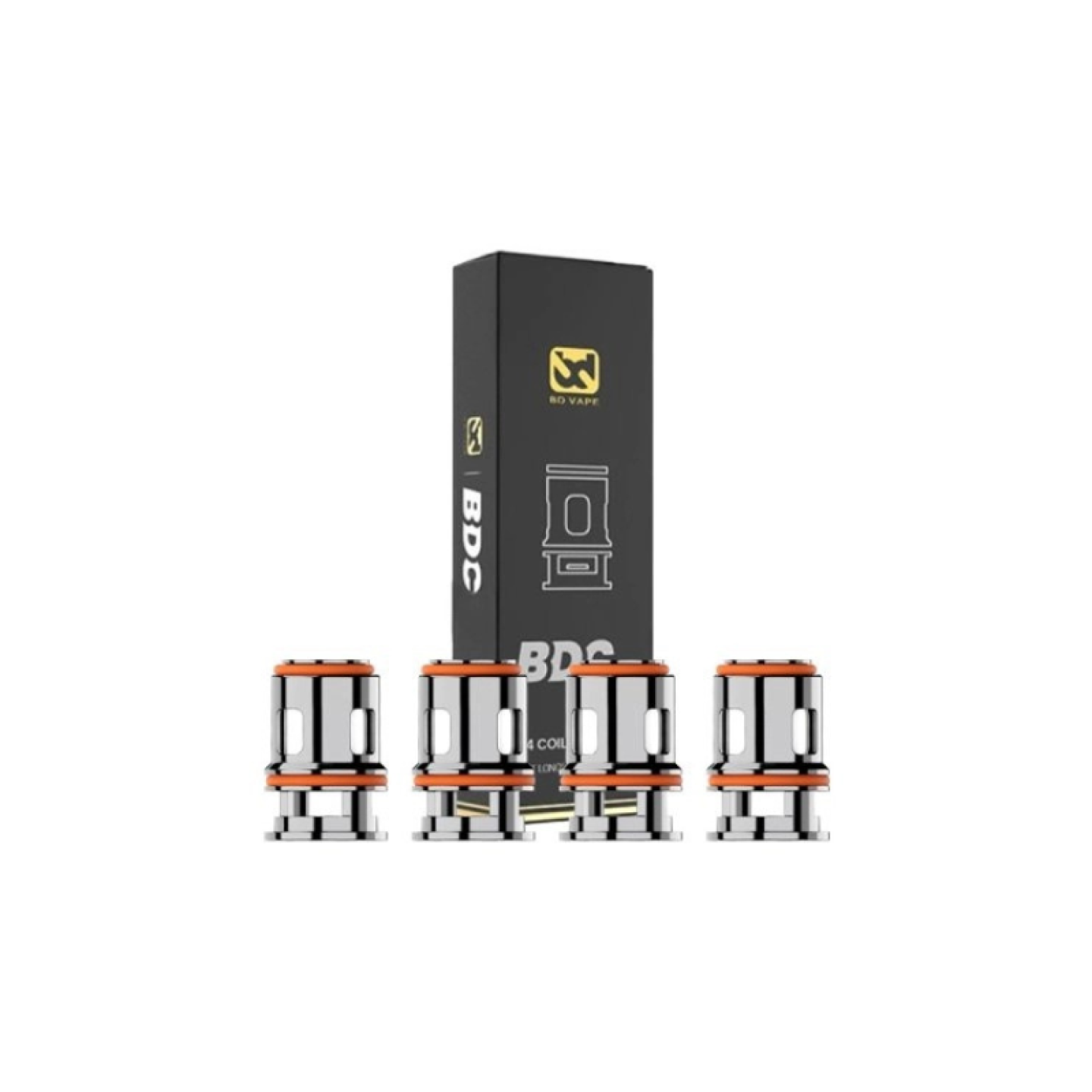 Résistances BDC V2 BD Vape, valeur 0.4 ohm sur son emballage
