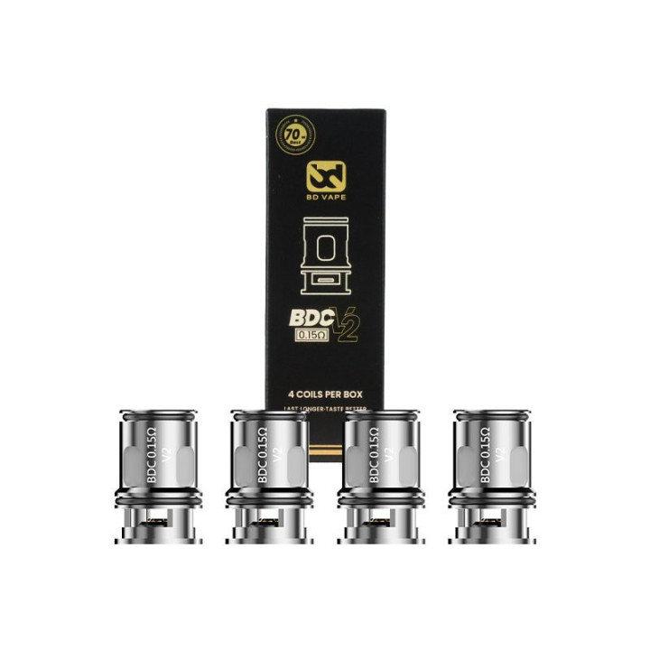Résistances BDC V2 BD Vape, valeur 0.15 ohm