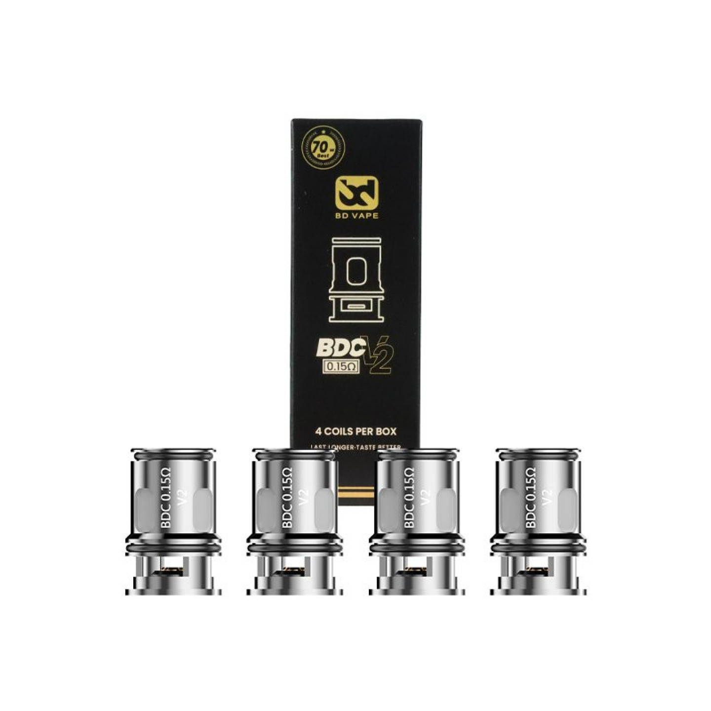 Résistances BDC V2 BD Vape, valeur 0.15 ohm