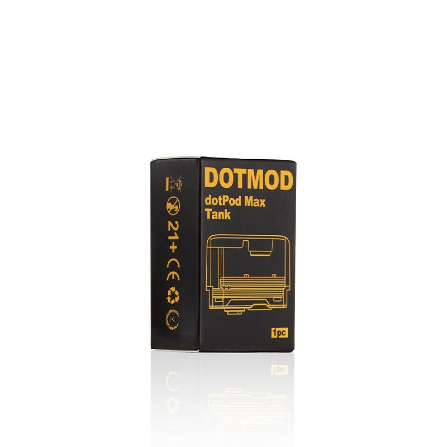 Cartouche Vide DotPod Max 5ml Dotmod, vue de dos