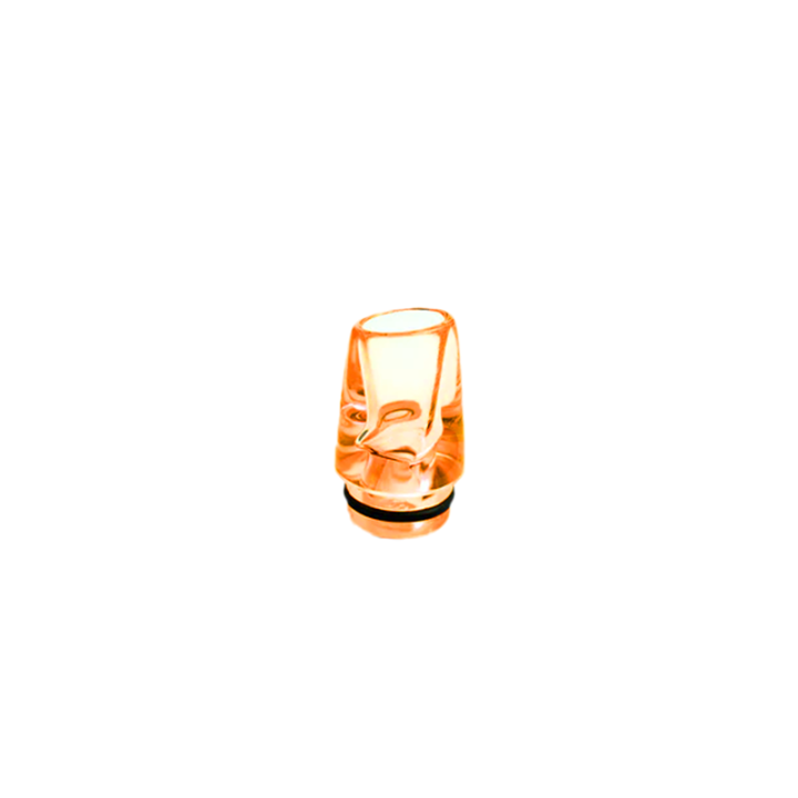 Drip Tip 510 Whistle Long Dotmod, vue de trois quarts