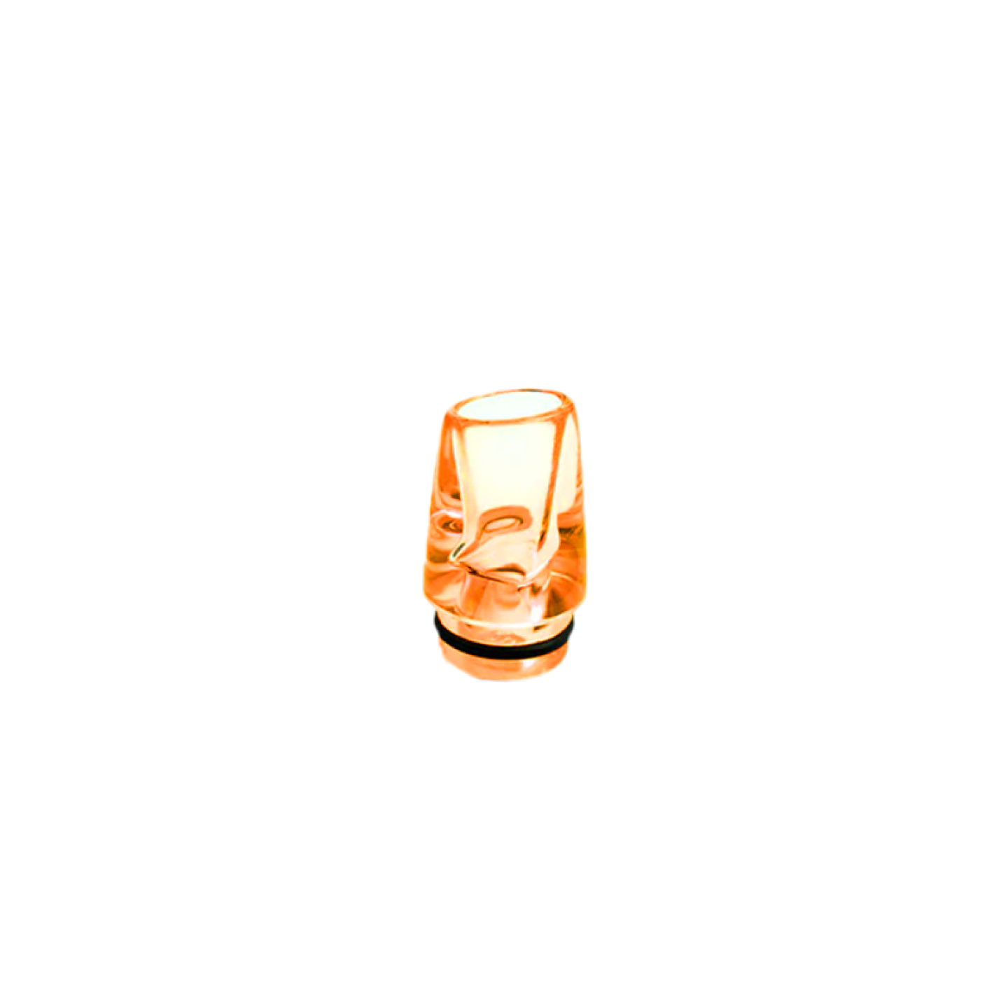 Drip Tip 510 Whistle Long Dotmod, vue de trois quarts