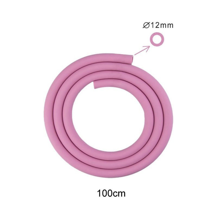 Tuyau Silicone 100cm Fumytech coloris Pink