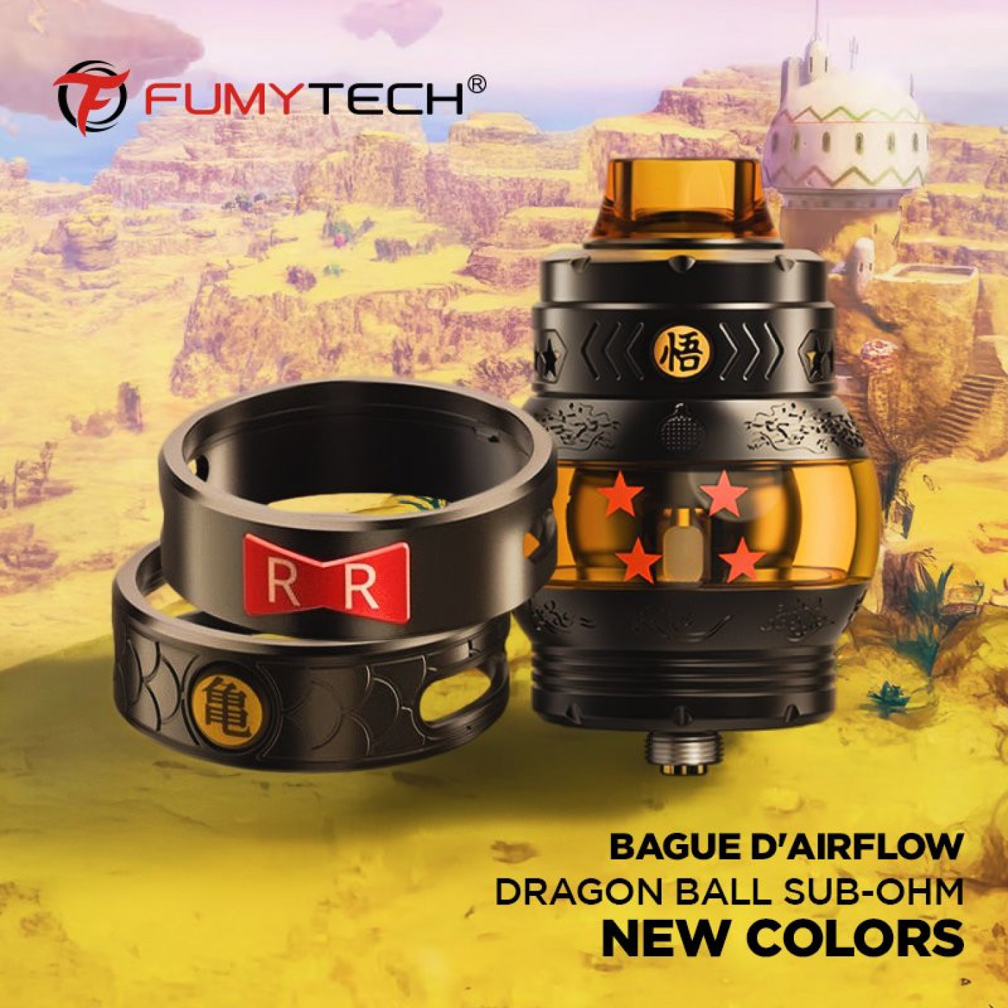 Bague d'Airflow Dragon Ball Sub-Ohm Fumytech, vue 2