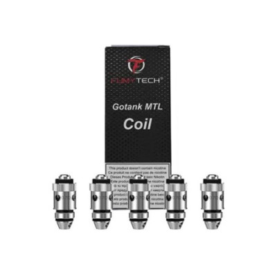 Résistance Gotank MTL BVC Fumytech, pack de 5